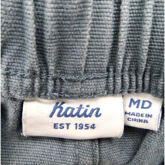 NEW! Katin Soot Trail Shorts Canvas Drawstring Blue Men's SZ M - Picture 10 of 11